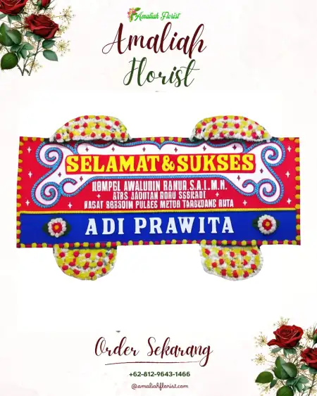 Papan Bunga Ucapan Selamat Cimerak